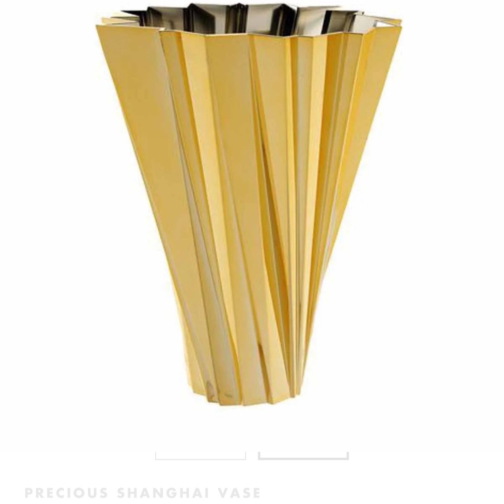 Gold Precious Shanghai Vase NWT Kartell NIB
